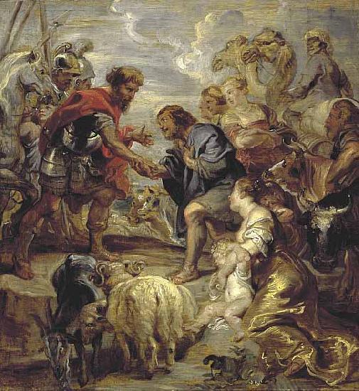 Peter Paul Rubens The Reconciliation of Jacob and Esau